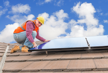 Solar Panel on Roof